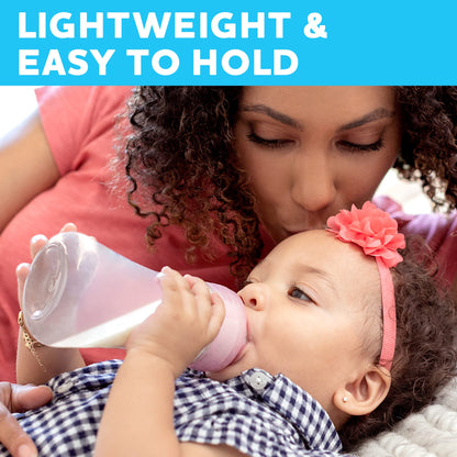 Chicco Duo 5oz Hybrid Baby Bottle with Invinci-Glass Interior (2-Pack)