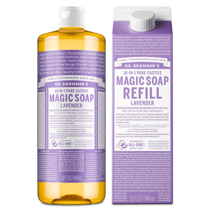 Dr. Bronner’s Baby Unscented Castile Soap: 32 oz Organic Magic
