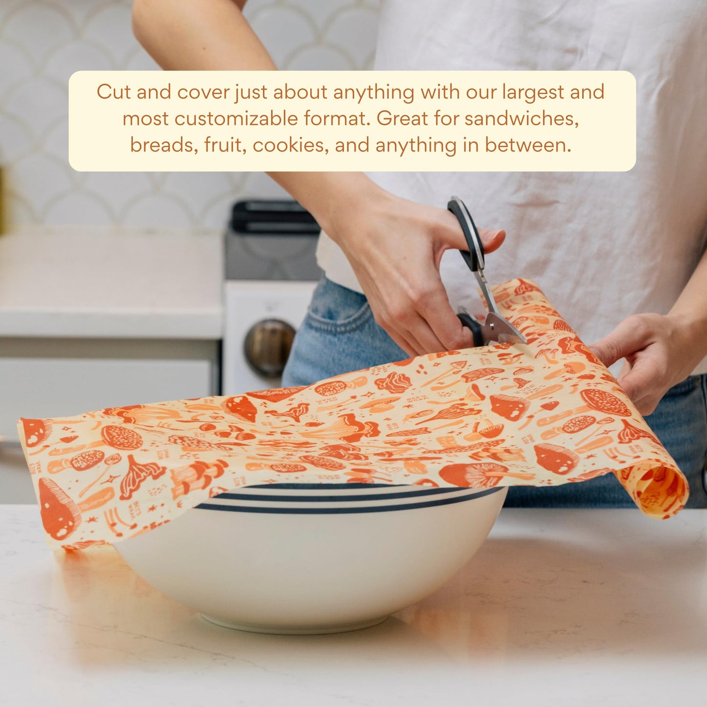 Bee’s Wrap Reusable Beeswax Food Wrap Roll (14" x 52")