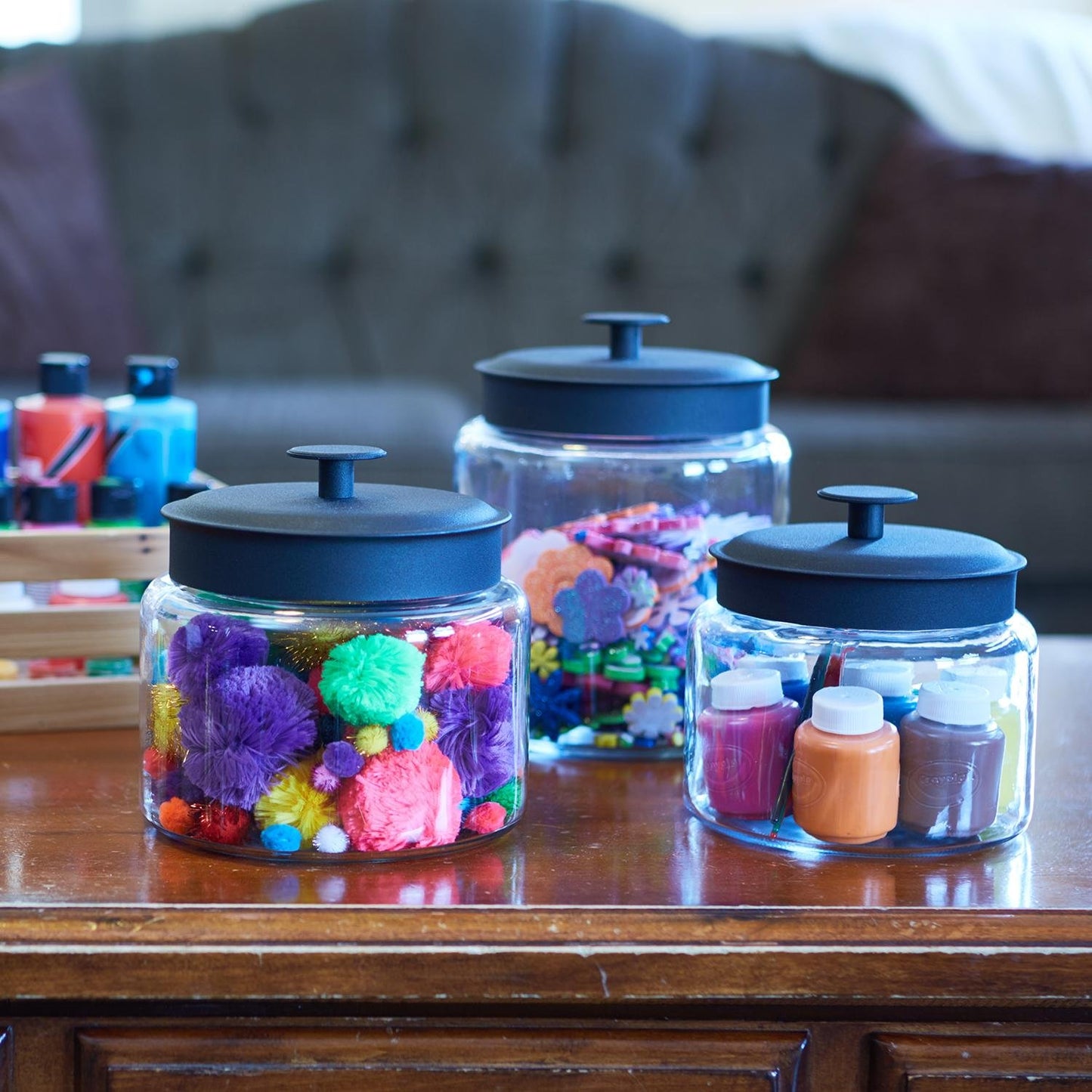 Anchor Hocking Mini Montana Jars | TRUE Shift Wide-Mouth Glass Storage