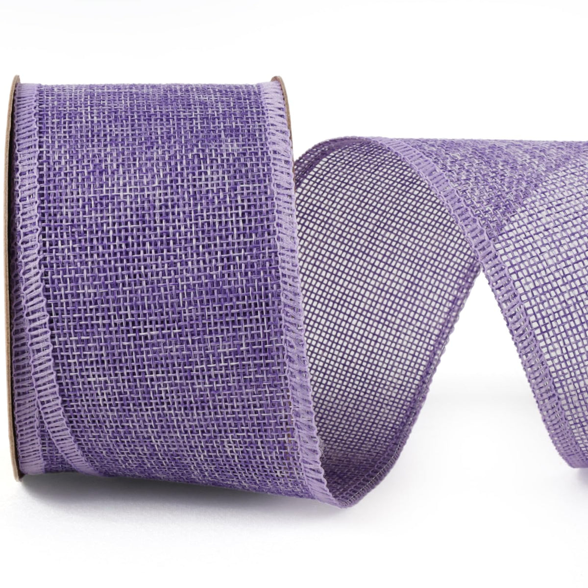 Burlap Wired Edge Ribbon: Natural Jute, Zero Waste Holiday Decoration