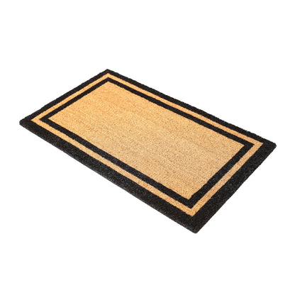 Fab Habitat Minimalist Natural Coir & Rubber Non-Slip Doormat