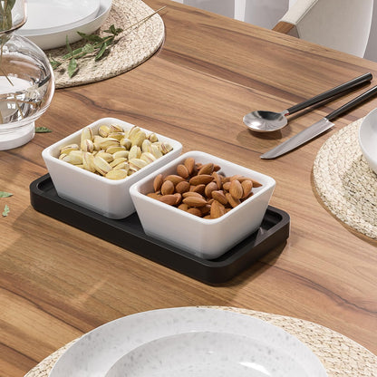 Sustainable Bamboo Bathroom Vanity Tray: Sleek Countertop Organizer