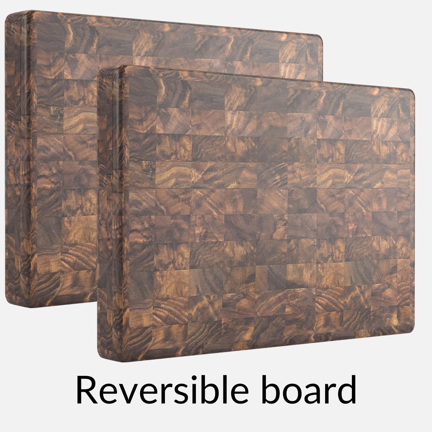 Virginia Boys Kitchens 9" x 12" End-Grain Walnut Butcher Block: Made in USA.