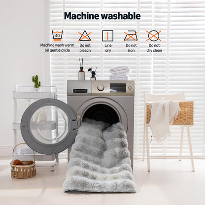 Amazon Basics MADE IN GREEN OEKO-TEX 3D Bubble Washable Rug