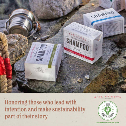 J.R. Liggett’s Shampoo Bars | TRUE Shift Toxin‑Free Hair Care (3‑Pack)