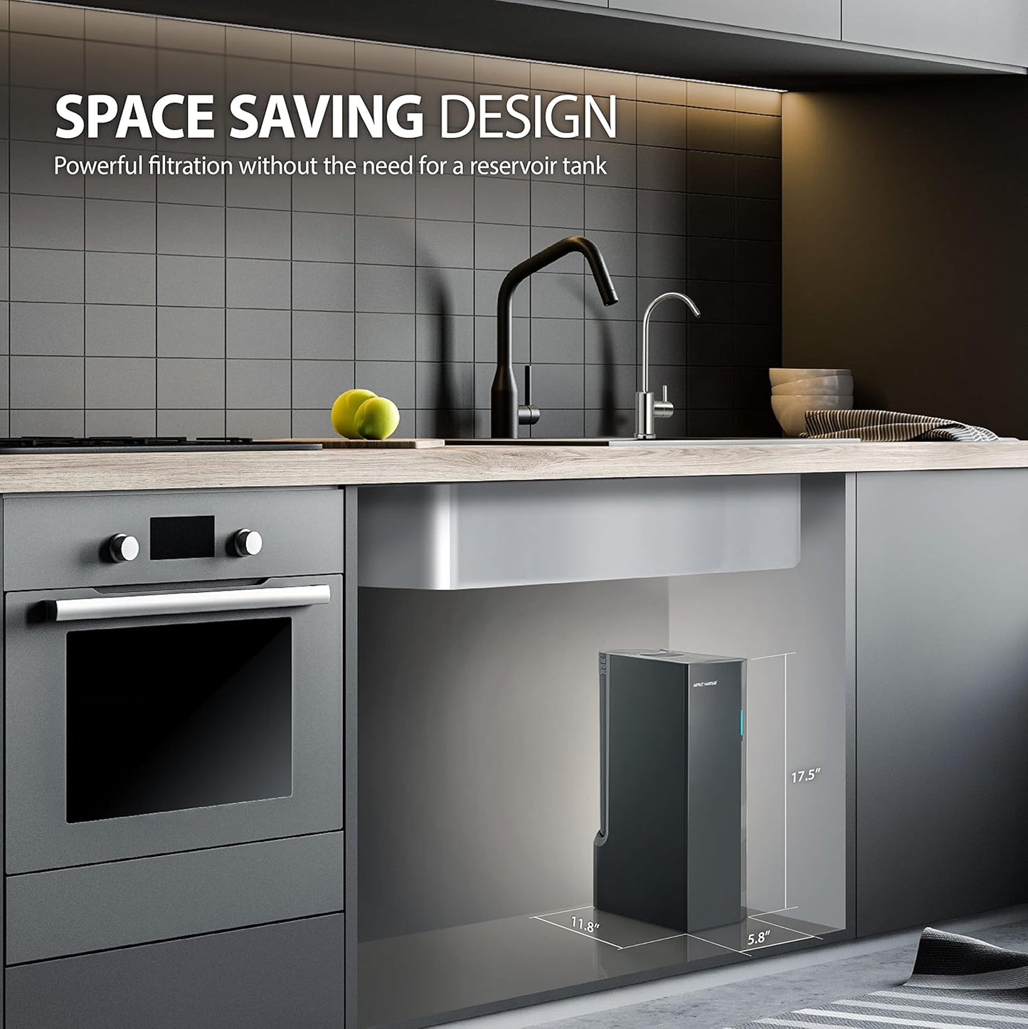 APEC Tankless RO: 600 GPD System to Eliminate PFAS, Lead, and 1,000+ Impurities