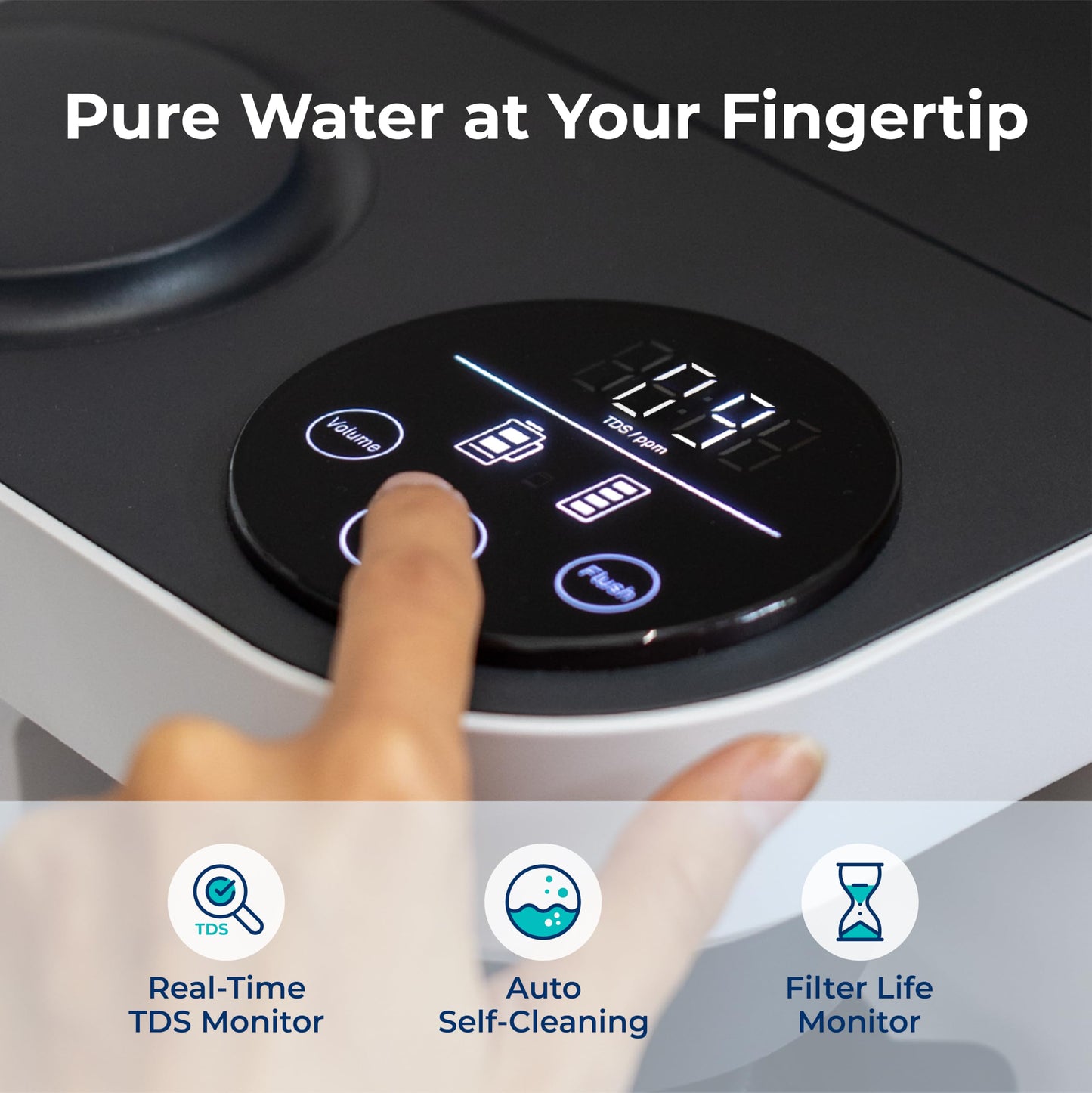 WQA Certified: Eliminate 99.9% of PFAS and Toxins with Bluevua's Efficient 3:1 RO System