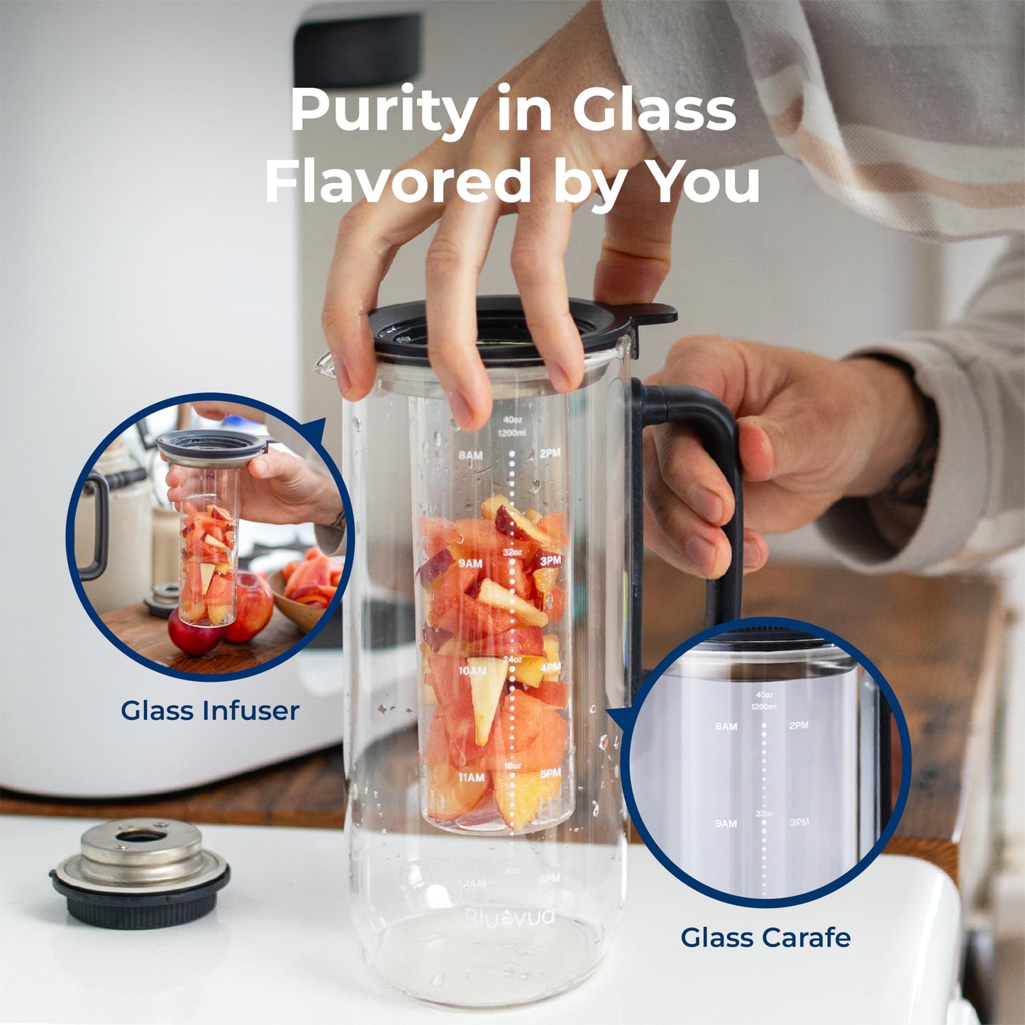 WQA Certified: Eliminate 99.9% of PFAS and Toxins with Bluevua's Efficient 3:1 RO System