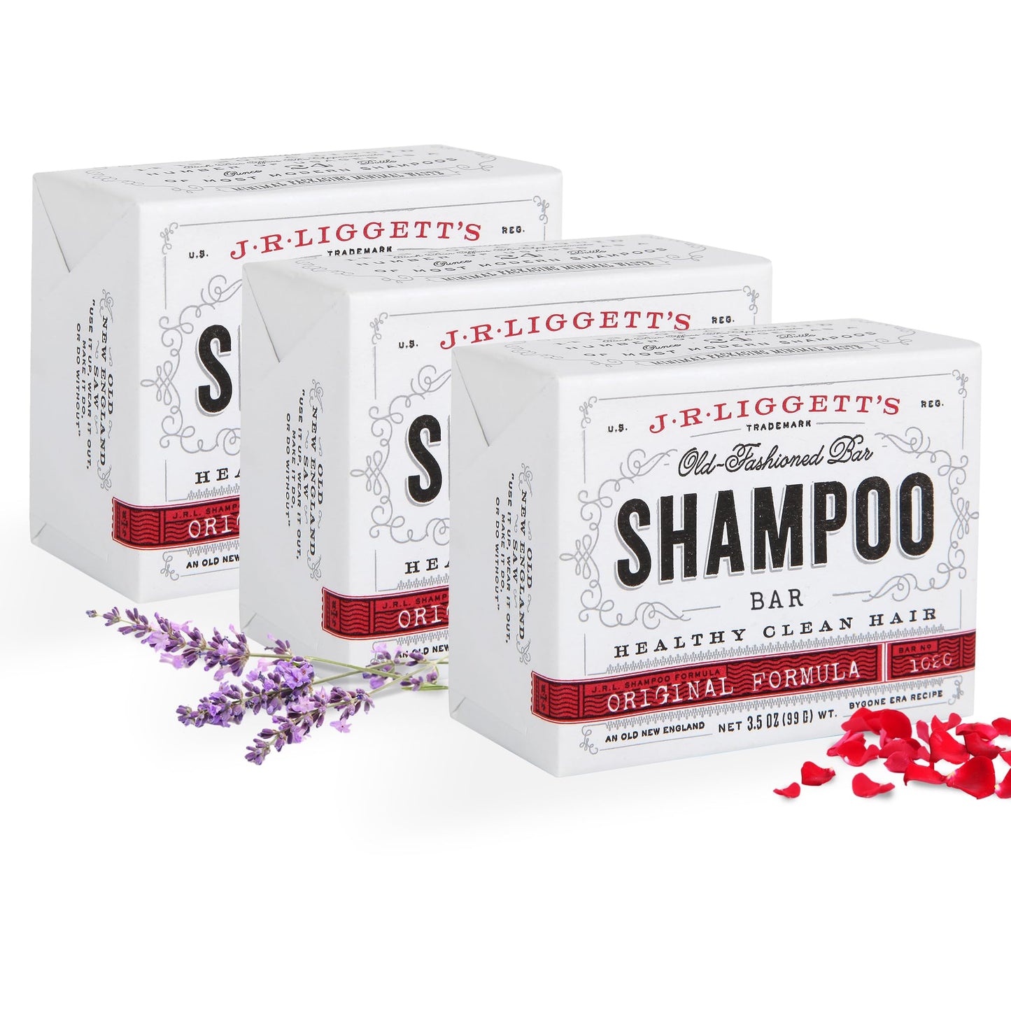 J·R·LIGGETT'S All-Natural Shampoo Bar: Tea Tree, Jojoba & Peppermint
