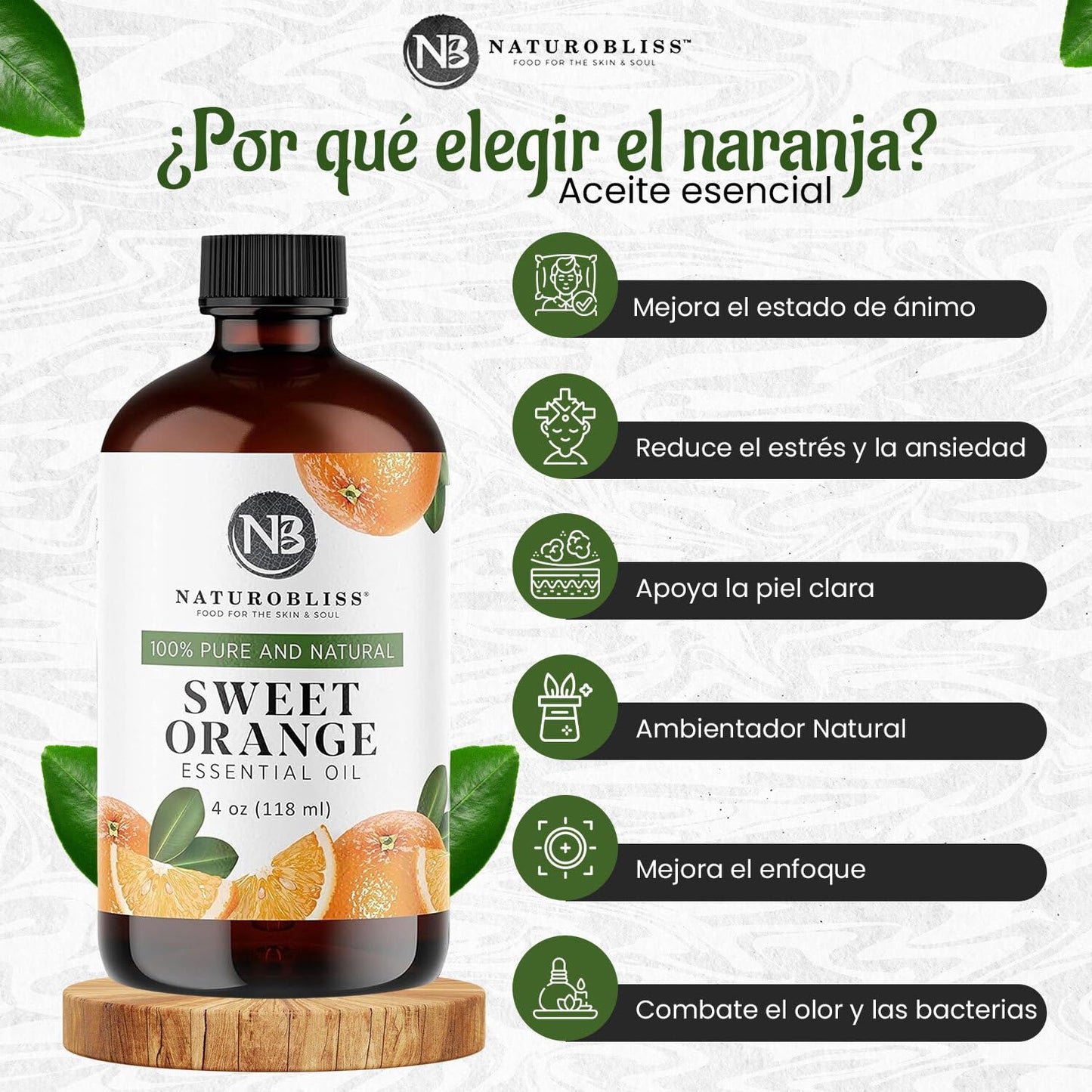 NaturoBliss 100% Pure Lemon Essential Oil: 4oz Value Size