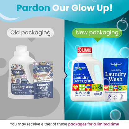 Truly Free Plant-Based Refillable Laundry Wash for Sensitive Skin