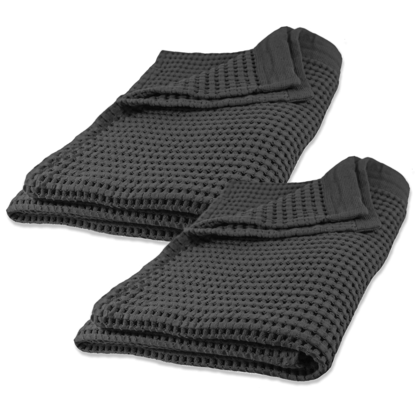 Gilden Tree Bathroom Mat: 100% Absorbent Cotton Waffle Weave