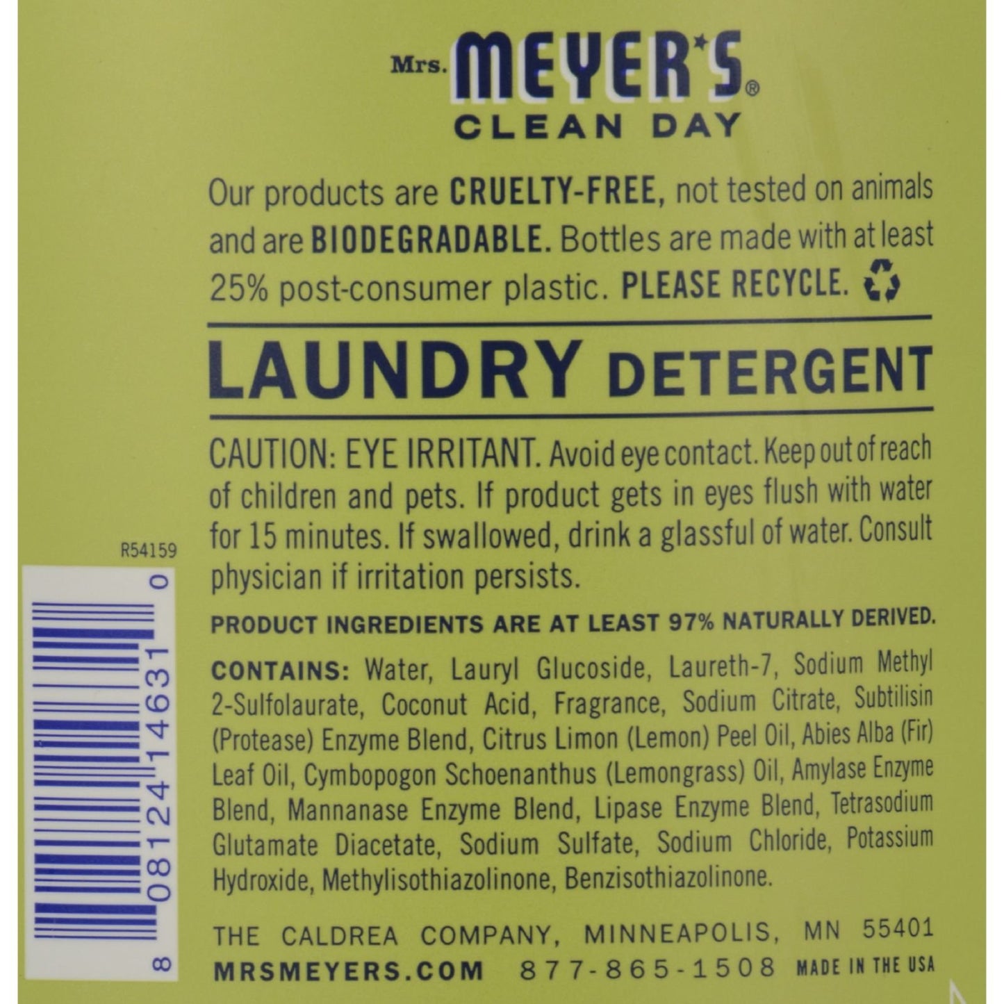 Mrs. Meyer's Clean Day Lavender Concentrated Liquid Laundry Detergent