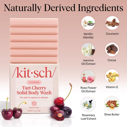 Plastic-Free Sugar Body Scrub Bar, Vegan & Leaping Bunny – Kitsch