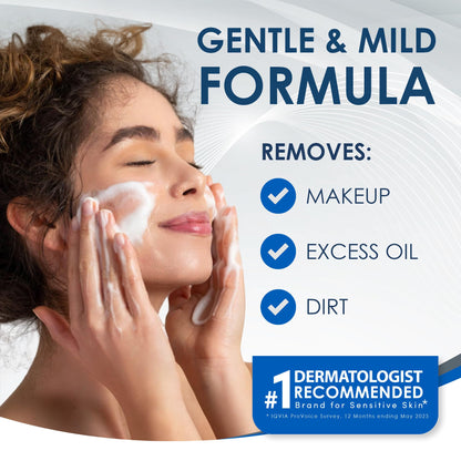 Fragrance-Free, Sulfate-Free Gentle Liquid Cleanser for Face & Body – Vanicream