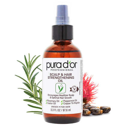 USDA Certified Organic Rosehip Seed Oil, 100% Pure Cold-Pressed – Pura D'or