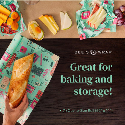 Bee’s Wrap Reusable Beeswax Food Wrap Roll (14" x 52")