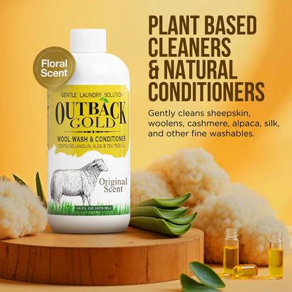 Outback Gold Unscented Plant-Based Wool & Cashmere Wash