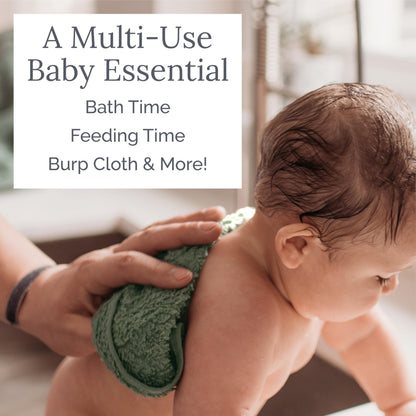 Natemia Organic Baby Washcloths: GOTS Certified 5-Pack Set