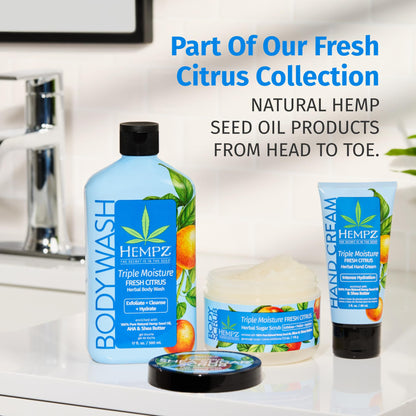 Fragrance-Free Sugar Body Scrub with Hemp Seed Oil – HEMPZ