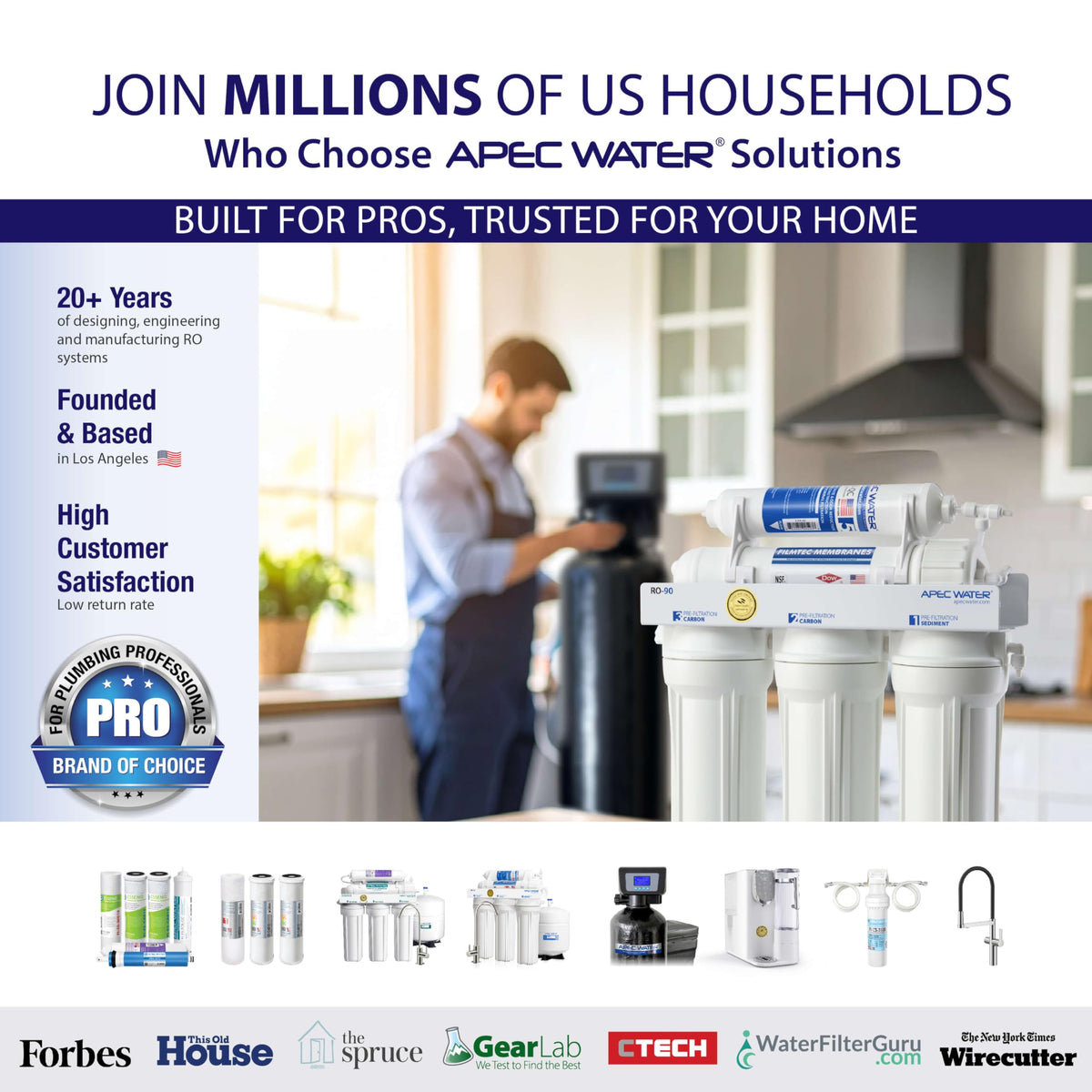 PFAS & Lead Tankless Under-Sink RO System, Certified Alkaline – APEC ROTL-A1000ALK