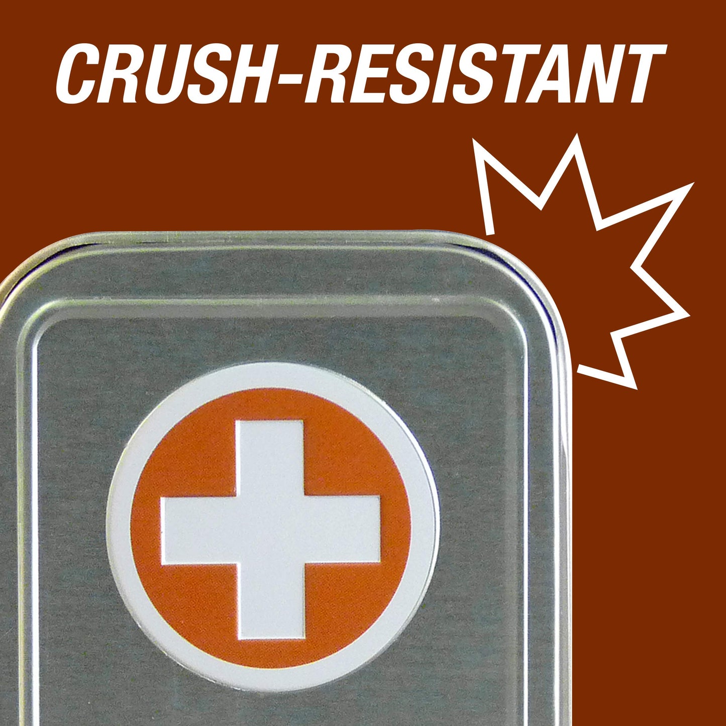 Coleman Mini First Aid Kit: 27-Piece Crush-Proof Metal Tin