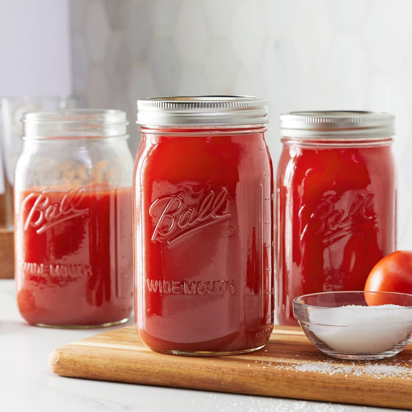 Quilted Glass Jelly Jars, 8 oz, BPA-Free, 12-Count - Ball