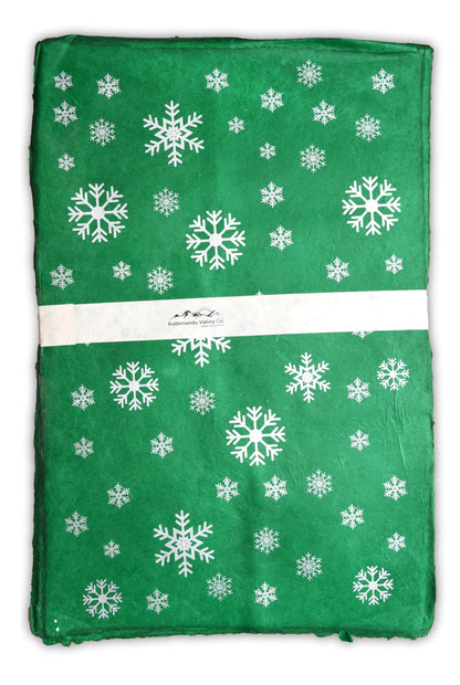 Tree-Free Wrapping Paper: Reusable Lokta Paper Handmade in the Himalayas of Nepal for Gifts, Crafts, and Zero-Waste Holidays