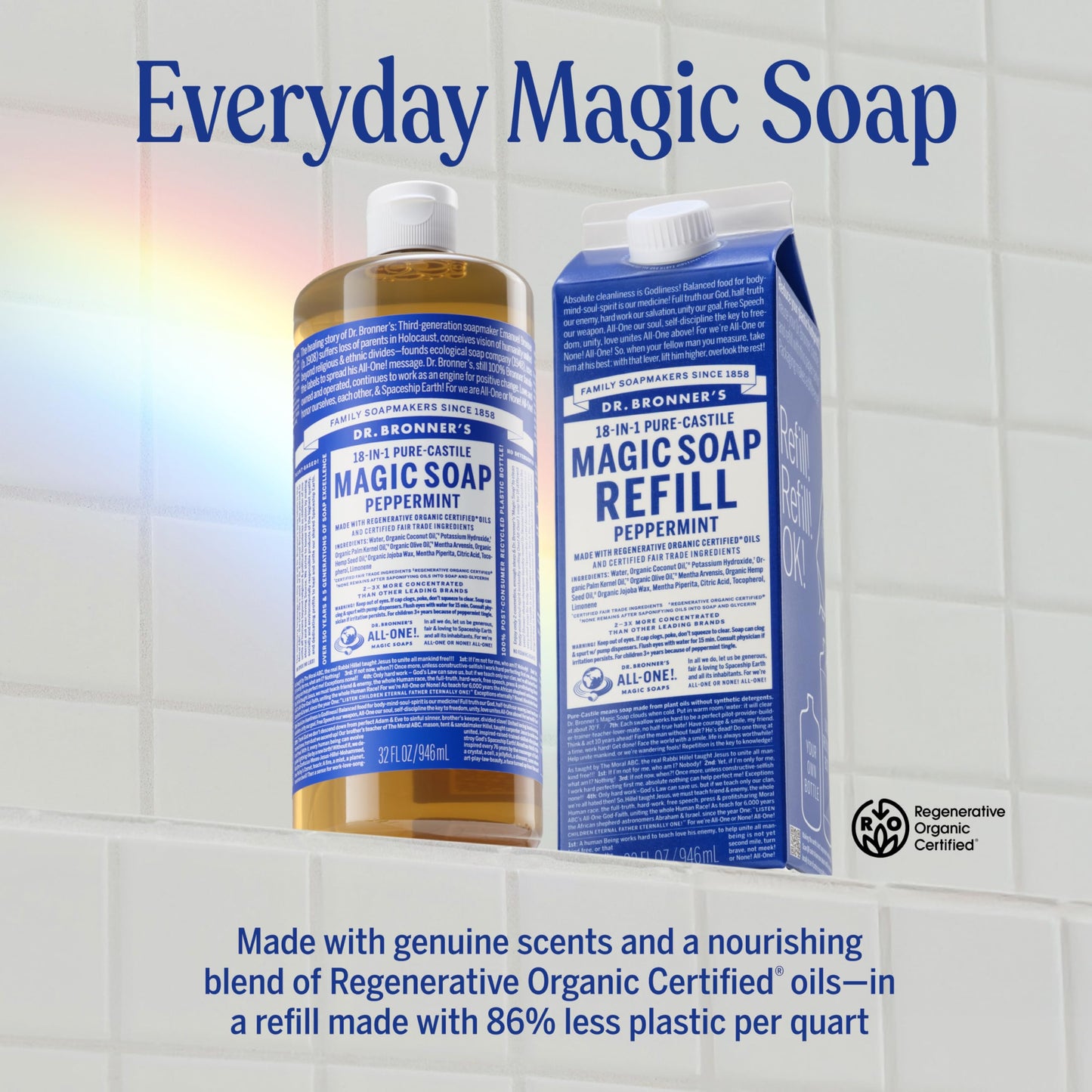 Dr. Bronner’s Baby Unscented Castile Soap: 32 oz Organic Magic