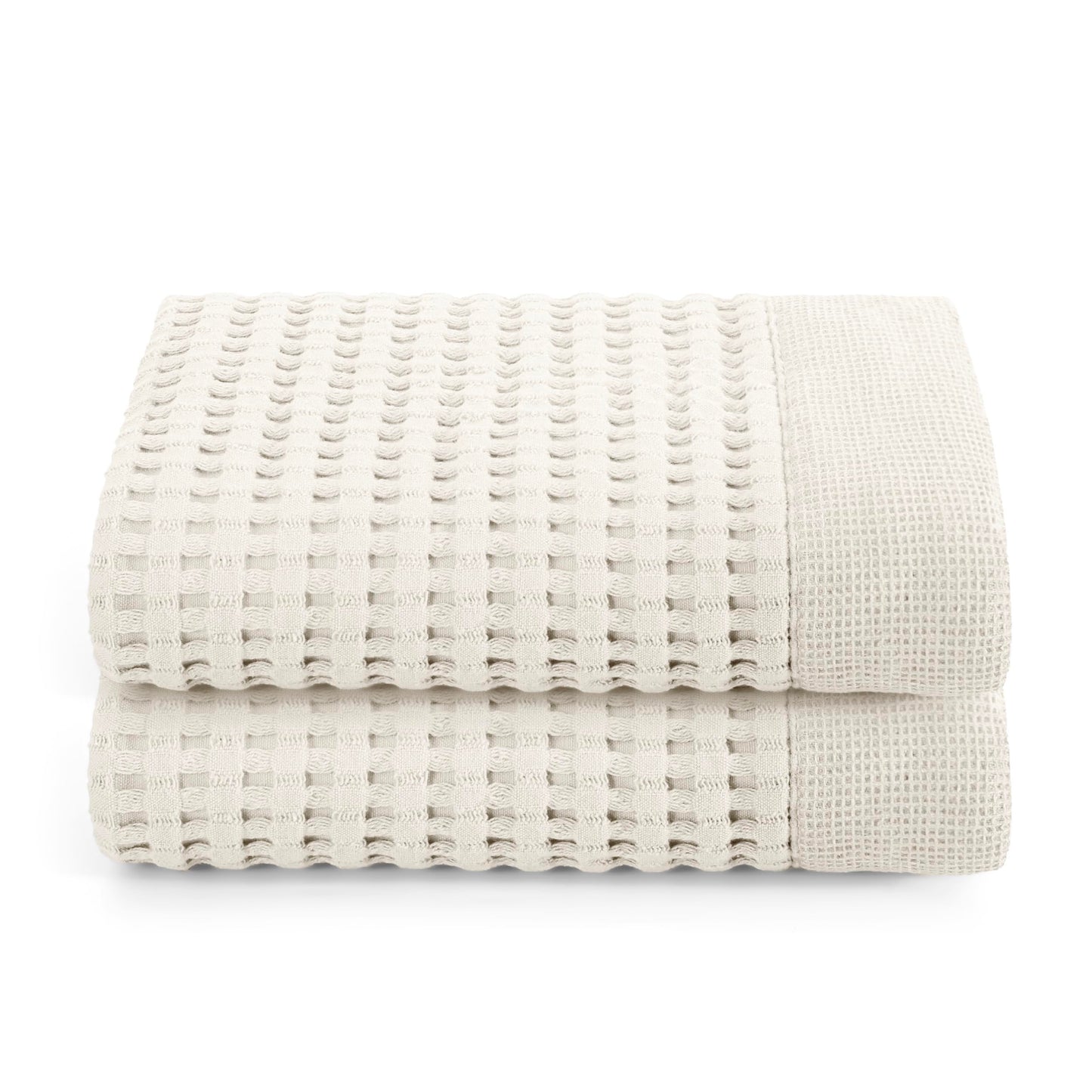 Gilden Tree Bathroom Mat: 100% Absorbent Cotton Waffle Weave