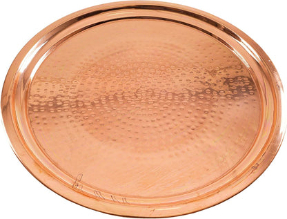 Aruma Hammered Copper Serving Tray | TRUE Shift Toxin‑Free Entertaining