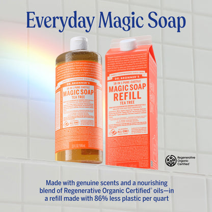 Dr. Bronner’s Baby Unscented Castile Soap: 32 oz Organic Magic