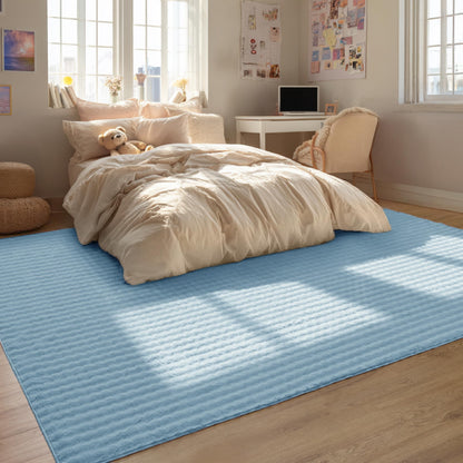Bedsure OEKO-TEX Certified Machine Washable Faux Wool Area Rug