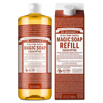 Dr. Bronner’s Baby Unscented Castile Soap: 32 oz Organic Magic