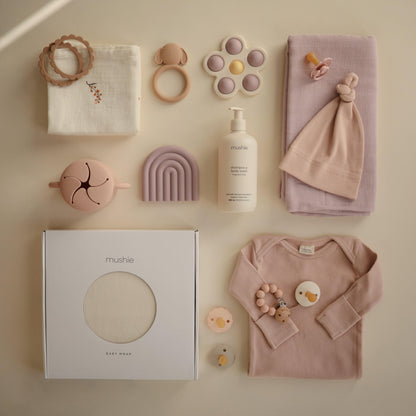 Mushie Organic Cotton Baby Wrap: Soft Roman Green Sling