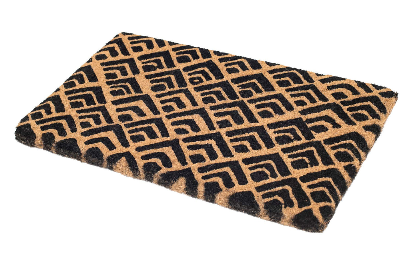 Fab Habitat Minimalist Natural Coir & Rubber Non-Slip Doormat