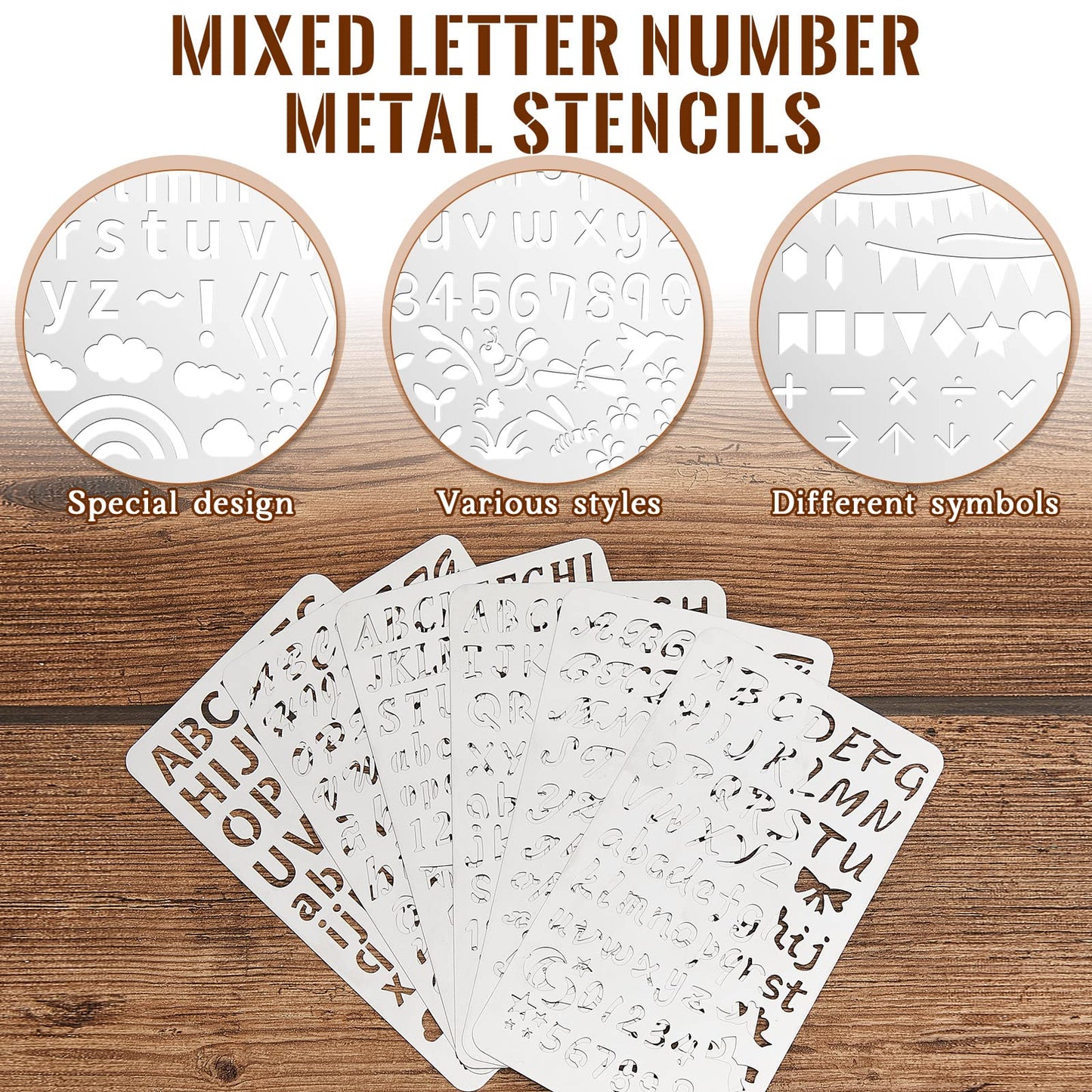 Stop Using Plastic: Metal Stencil Templates Made of Reusable Stainless Steel for Crafts