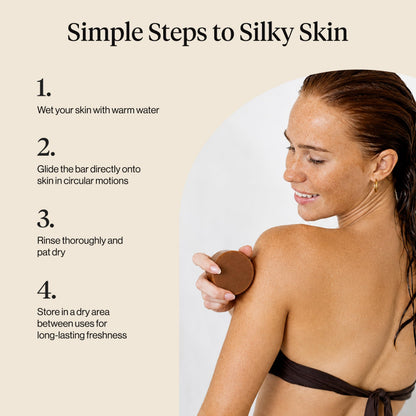 Plastic-Free Sugar Body Scrub Bar, Vegan & Leaping Bunny – Kitsch
