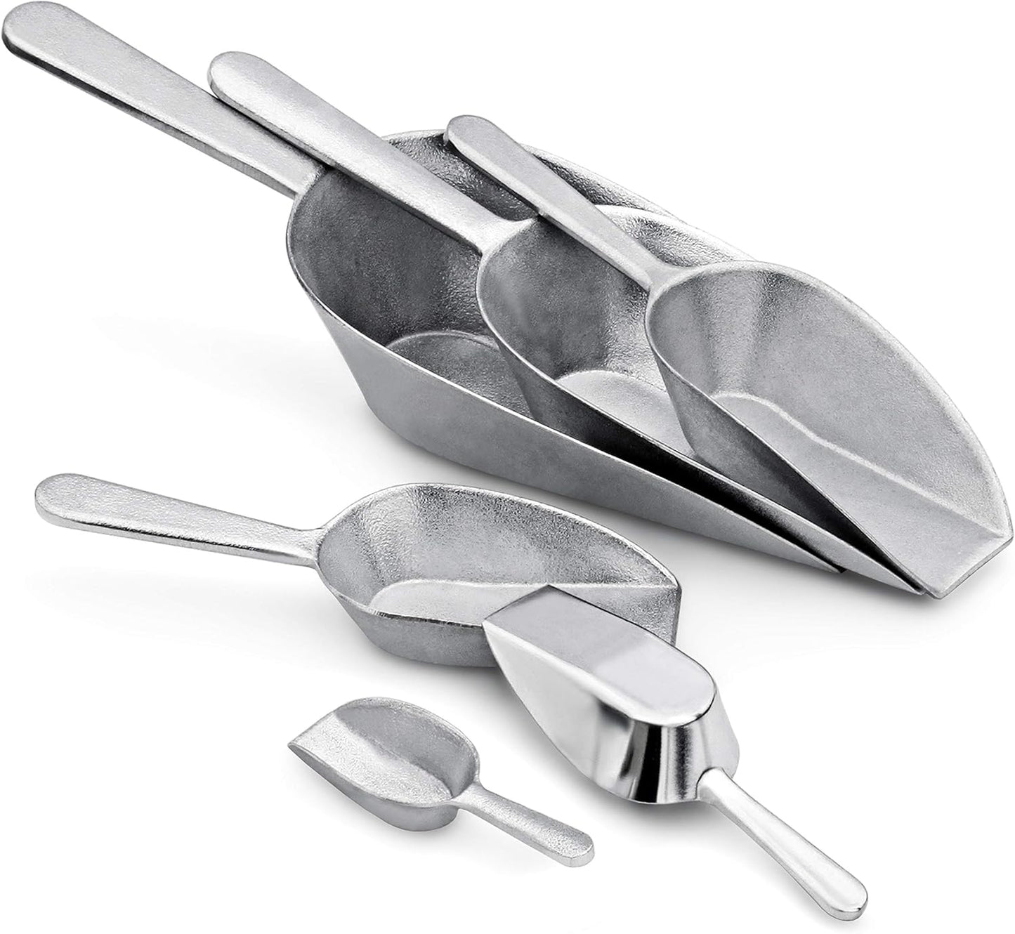 New Star Foodservice Cast Aluminum Scoop: 16-Ounce Utility Scoop