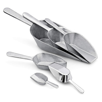 New Star Cast Aluminum Utility Scoop (2 oz) | TRUE Shift Flat-Bottom Eco Scoop