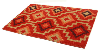 Fab Habitat Minimalist Natural Coir & Rubber Non-Slip Doormat