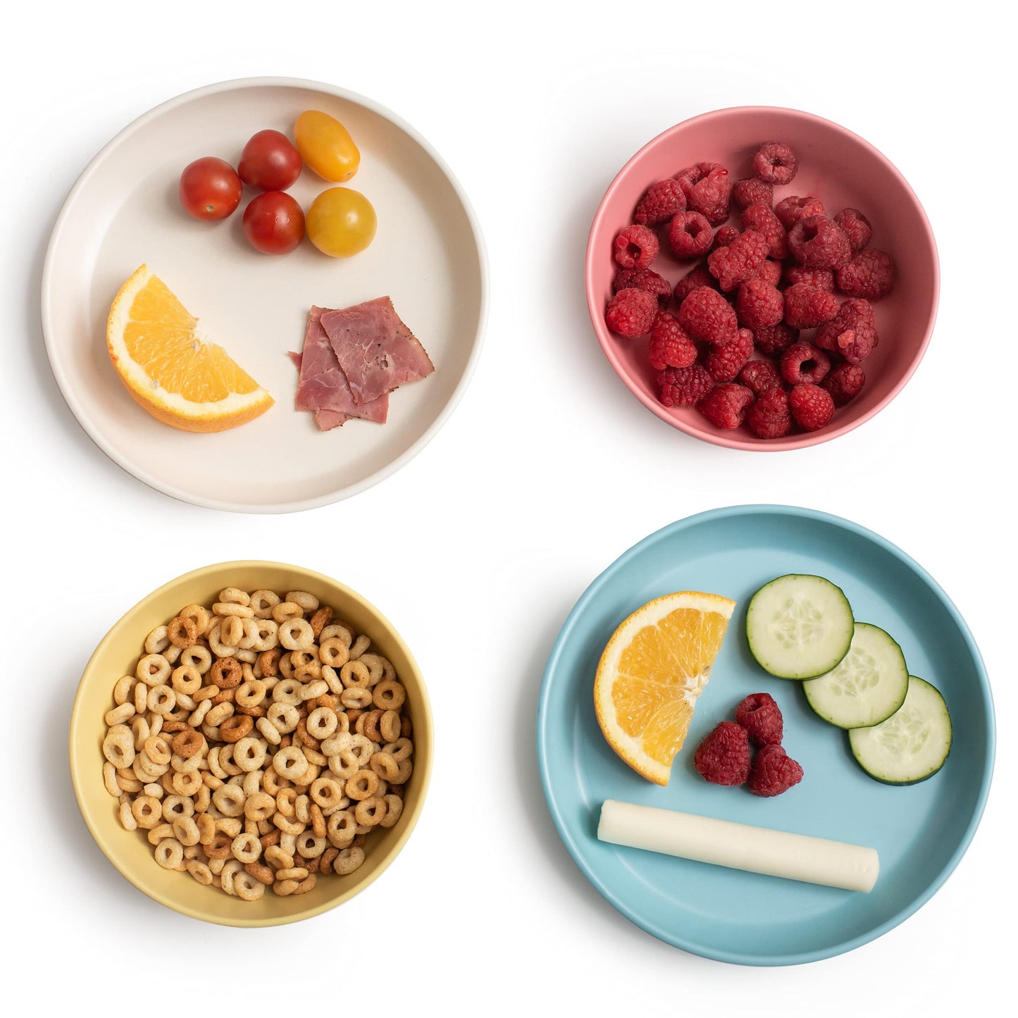 Grow Forward 8-Piece Sustainably Harvested Bamboo Kids Dinnerware Set