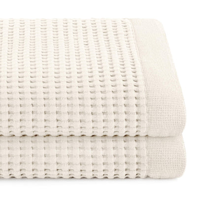 Gilden Tree Bathroom Mat: 100% Absorbent Cotton Waffle Weave