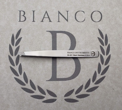 Bianco Instruments USA Stainless Tweezer Bundle: Slant & Micro Slant