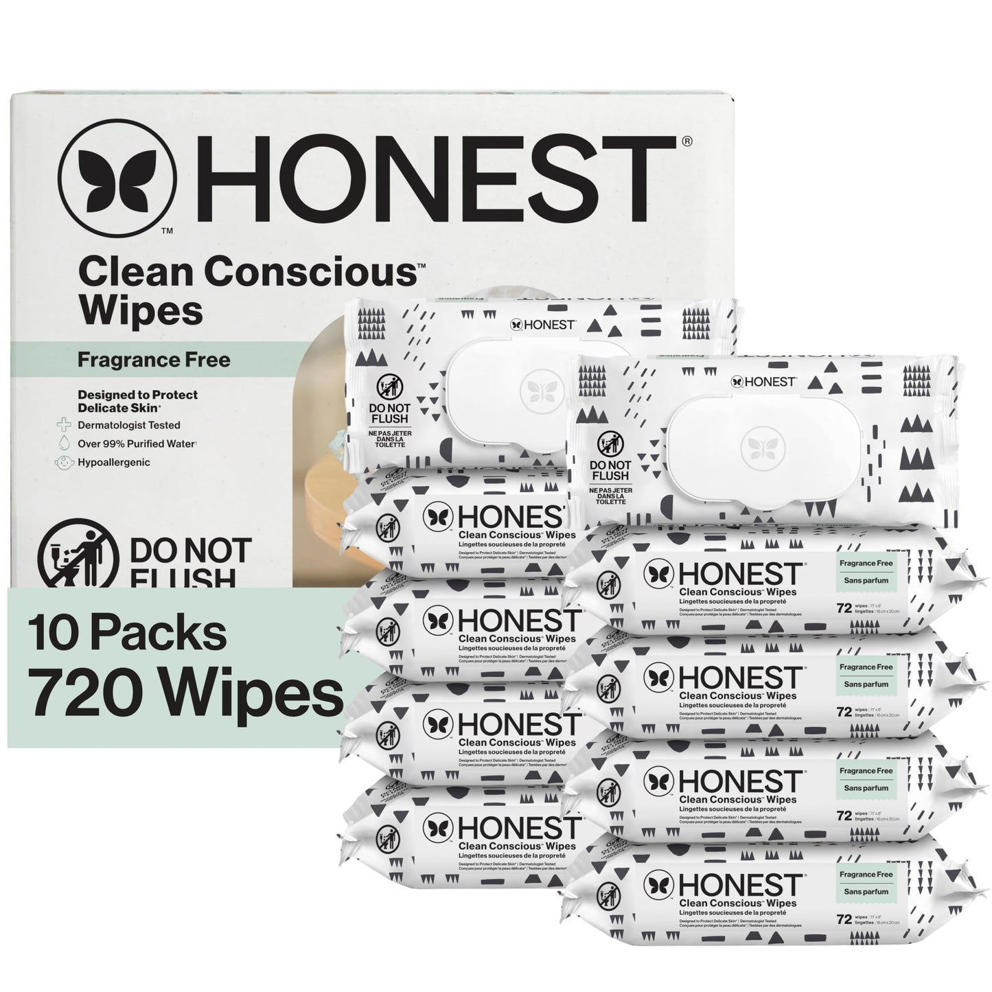 The Honest Company Water Wipes: Plastic-Free Plant Purity