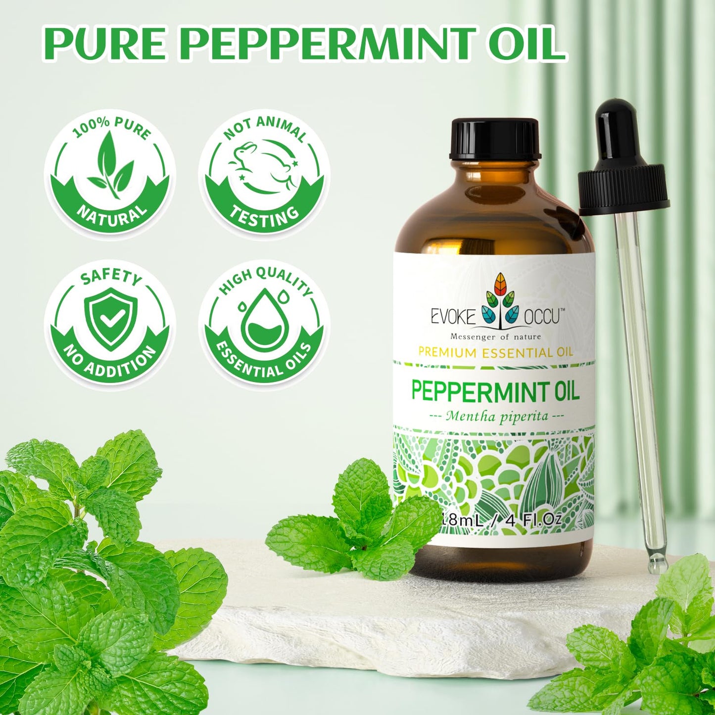EVOKE OCCU: 100% Pure Clary Sage Essential Oil, 4oz