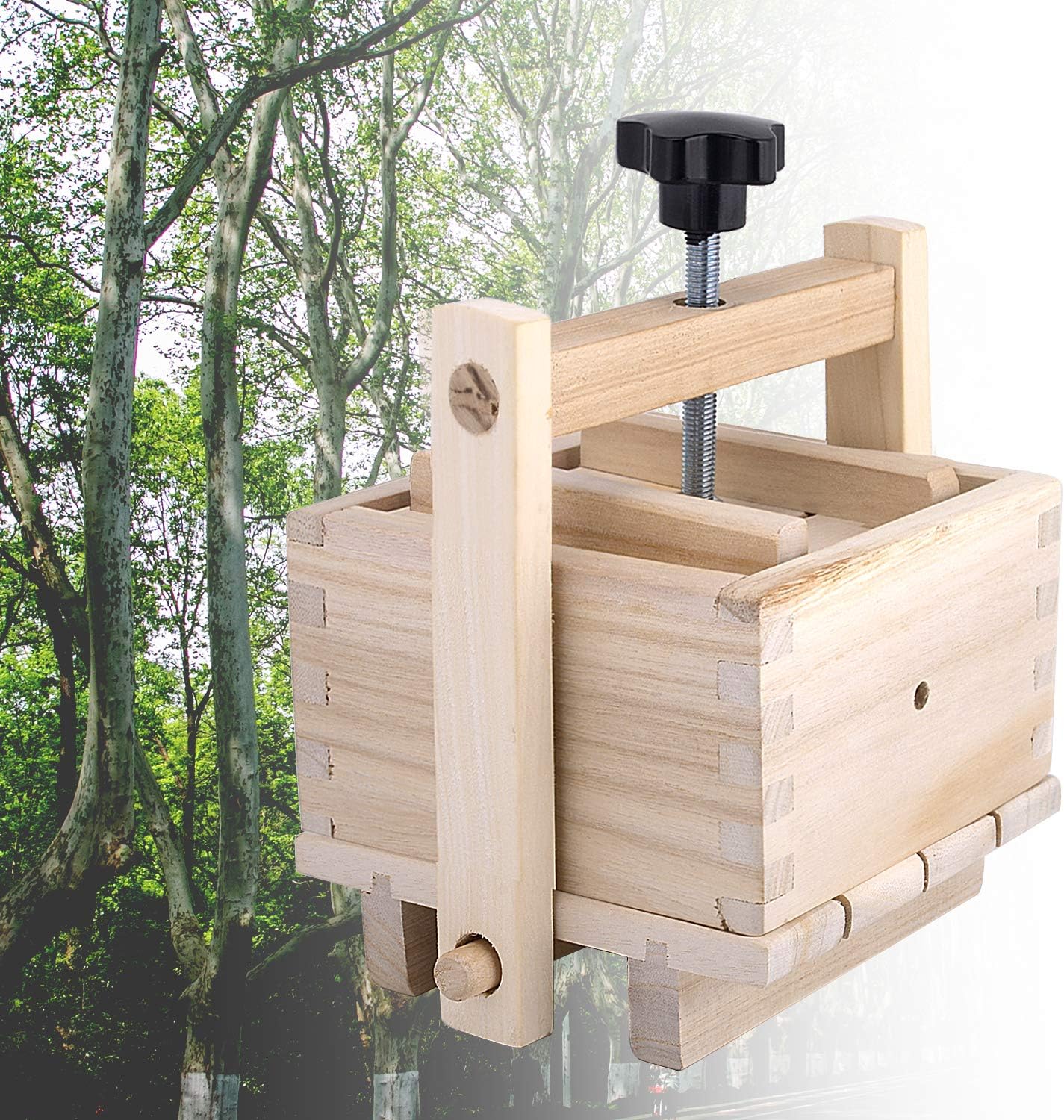 Inkesky Wooden Tofu & Cheese Maker | TRUE Shift Toxin‑Free Press Kit