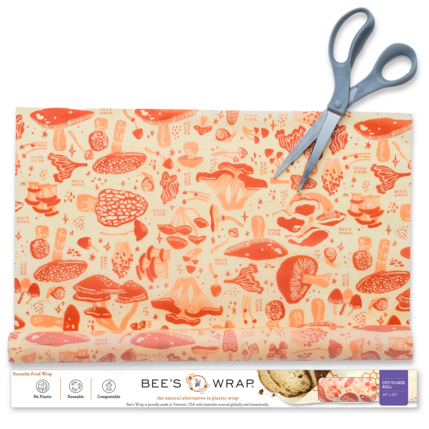 Bee’s Wrap Reusable Beeswax Food Wrap Roll (14" x 52")