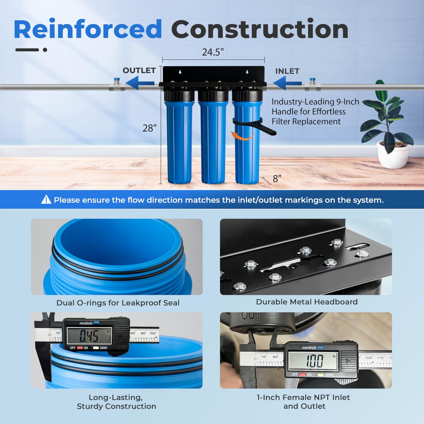 Whole-House PFAS & Scale Water Filter, 3-Stage – iSpring WGB32B-PFKDS